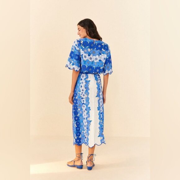 FARM Rio | Blue Flower Stripes set | Size XL - Picture 16 of 16